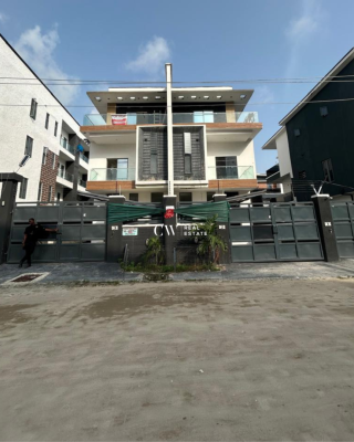 5 Bedroom Semi-detached Duplex with Bq, Ikate, Lekki, Lagos, Semi-detached Duplex for Rent
