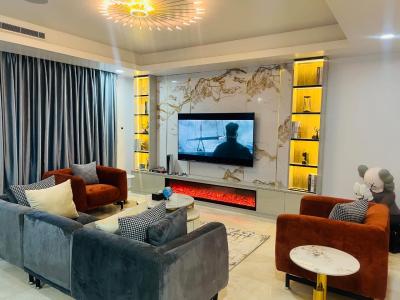 Brand New Smart Luxury 1 Bedroom Maisonette Apartment with Snooker, Lekki Phase 1, Lekki, Lagos, Flat / Apartment Short Let