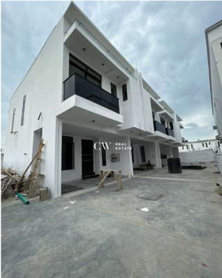3 Bedroom Terraced Duplex with Bq, Ikota, Lekki, Lagos, Terraced Duplex for Sale