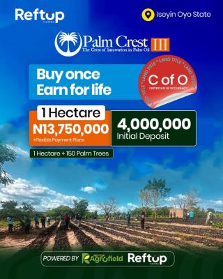 Palm Three Plantation, Olugbade Village Along I Isheyin Okeho Road, Ibadan, Oyo, Industrial Land for Sale