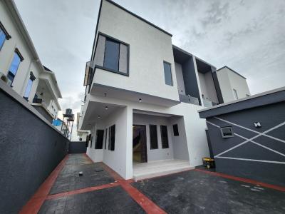 4 Bedrooms Semi-detached House with Bq, Behind Blenco Supermarket, Sangotedo, Ajah, Lagos, Semi-detached Duplex for Sale