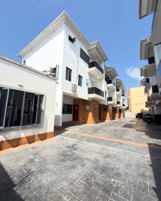 4 Bedroom Terrace Duplex with Bq, Ikate, Lekki, Lagos, Terraced Duplex for Rent