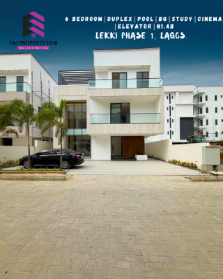 Stunning 6-bedroom Detached Duplex with Swimming Pool, Cinema Elevator, Lekki Phase 1, Lekki Phase 1, Lekki, Lagos, Detached Duplex for Sale