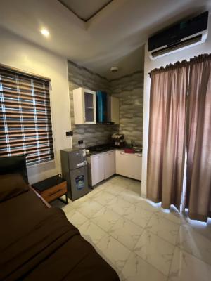Furnishes Studio Apartment with 24hrs Light and Unlimited Wifi, New Road Opposite Chevron, Lekki, Lagos, Self Contain (single Rooms) for Rent