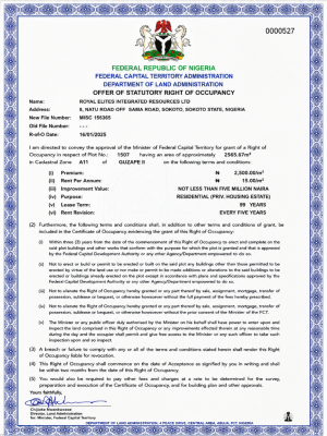 Premium Residential Land in Guzape Ii Abuja, Guzape 2, A11, Guzape District, Abuja, Residential Land for Sale