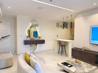 Beautiful 2 Bedroom with Suspended Pool, Akin Leigh Crescent Off Wole Olateju Crescent, Lekki Phase 1, Lekki, Lagos, Flat / Apartment Short Let