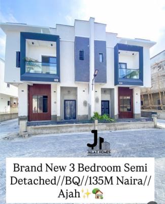 3 Bedroom Semi Detached, Ajah, Lekki, Lagos, Semi-detached Duplex for Sale