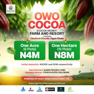Invest in Wealth. Own a Farm. We Manage Everything, Obafemi Owode, Ogun, Commercial Land for Sale