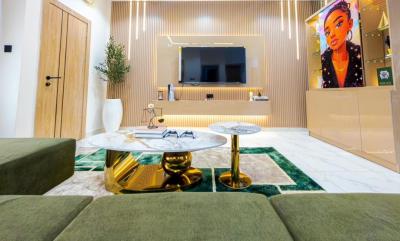 a Brand New Minimalist 2-bedroom Apartment with a Swimming Pool and Ps, Lekki Phase 1, Lekki, Lagos, Flat / Apartment Short Let