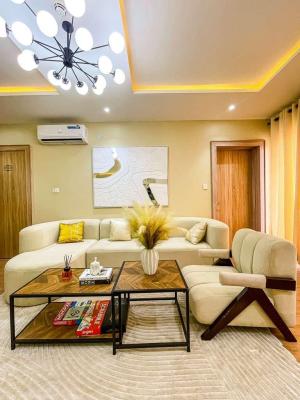 Luxury & Aesthetic 2 Bedroom Apartment W/ Pool, Gym & Rooftop Terrace, Lekki Phase 1, Lekki, Lagos, Flat / Apartment Short Let