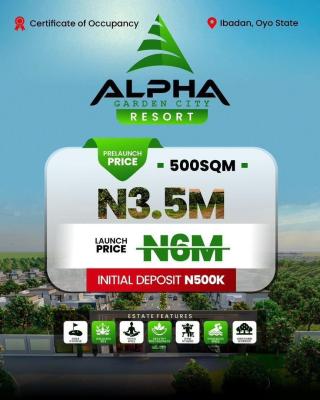 Affordable Plots of Land in a Premium Resort Estate, Alpha Garden City Resort, Ibadan, Oyo, Mixed-use Land for Sale