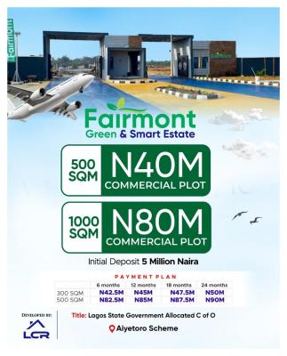 Plots Close to Proposed Lagos Airport  Fairmont Green & Smart Estate, Fairmont Green and Smart Estate,aiyetoro Scheme, Ibeju Lekki, Lagos, Mixed-use Land for Sale