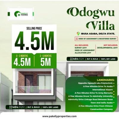 Land, Odogwu Villa Ibusa, Asaba, Delta, Residential Land for Sale