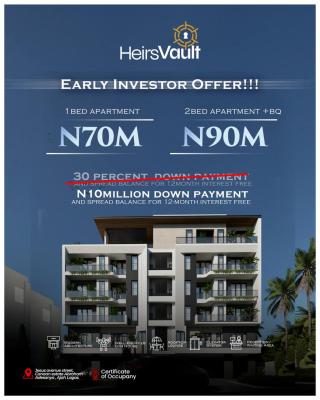 Own a Cof O 1 & 2 Bedroom Off-plan Apartment, Dkk, Sangotedo, Ajah, Lagos, Mini Flat (room and Parlour) for Sale