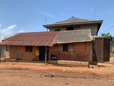 Land with Structure  Bungalow Measuring 950sqm Available at Agbowa, Itun, Agbowa, Ikorodu, Lagos, Detached Duplex for Sale