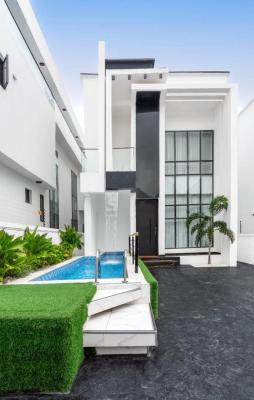 Luxurious 4 Bedroom Self Compound Duplex with Private Swimming Pool, Royal Pine Estate Gate 3, Orchid Road, Lekki Phase 2, Lekki, Lagos, House Short Let