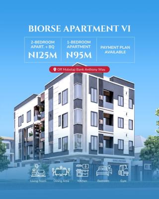 Luxury Two-bedroom Apartment + Bq, Highly Secured, Ikeja, Lagos, Flat / Apartment for Sale