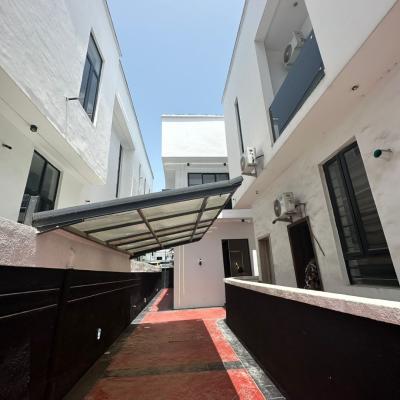Lovely 4 Bedroom Duplex with a Bq Within a Secured Estate, Chevron, Lekki, Lagos, Semi-detached Duplex for Sale