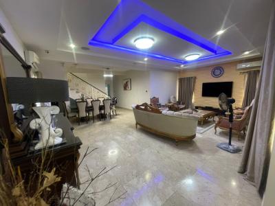 Furnished 4 Bedrooms Detached House with 1 Room Bq, Osapa, Lekki, Lagos, Detached Duplex for Rent