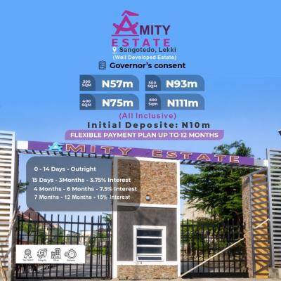 Amity Estate, Amity Estate, Sangotedo, Ajah, Lagos, Land for Sale