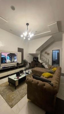 Fully Furnished 4 Bedroom Semi-detached Duplex with Bq, Before Round About, Orchid Road, Lekki, Lagos, Semi-detached Duplex for Rent
