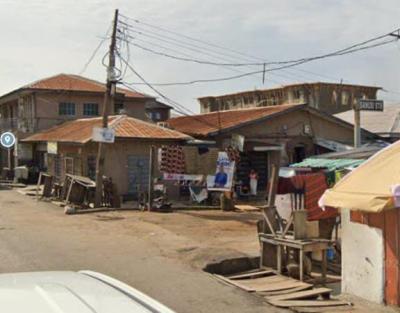a Tenement Bungalow (corner Piece), Adurosakin Street, Off Apata Road, Shomolu, Lagos, Mixed-use Land for Sale