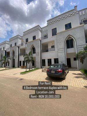 4 Bedroom Terrace Duplex with Bq, Jahi Abuja, Jahi, Abuja, Terraced Duplex for Rent