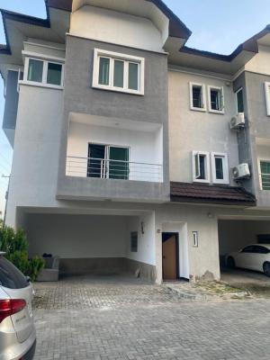 Tastefully Built Four Bedroom Terrace with One Room Bq, Ikate, Lekki, Lagos, Terraced Duplex for Rent