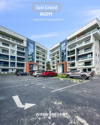 Brand New 4 Bedroom Maisonette with Large Home Office, Old Ikoyi, Ikoyi, Lagos, Flat / Apartment for Rent