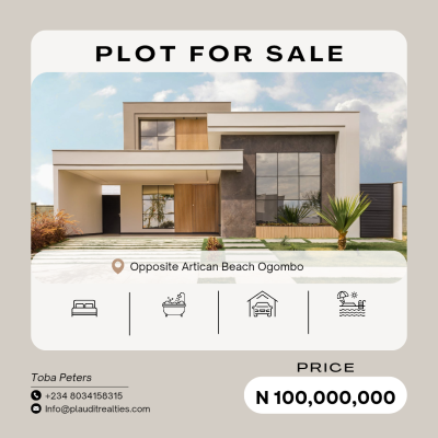 Invest in The Heart Beat of Lagos, Opposite Artican Beach, Ogombo, Ajah, Lagos, Residential Land for Sale