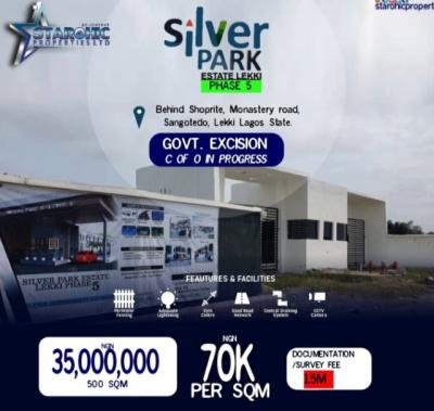 Residential Land, Silver Park Estate Phase 5, Monastery Road, By Shoprite, Sangotedo, Ajah, Lagos, Residential Land for Sale