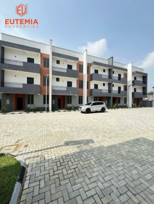 Newly Built Serviced 4 Bedroom Terrace Duplex with Bq, Ikate, Lekki, Lagos, Terraced Duplex for Rent