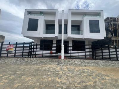 Water-view 4 Bedrooms Semi Detached Duplex and Bq, Lekki Palms City Estate, Ajah, Lagos, Semi-detached Duplex for Sale