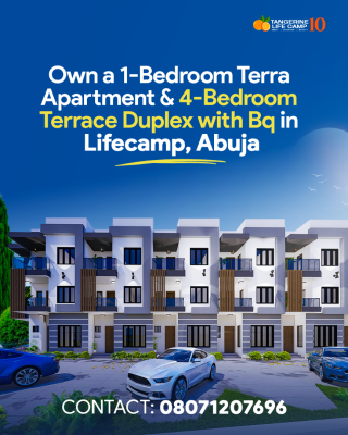 Luxury One Bedroom Apartment, Before Paradise Estate, Life Camp, Abuja, Flat / Apartment for Sale