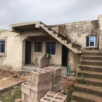 Spacious Mini Flat with Two Toilets & Dining Space, Short Drive From Magboro Bus Stop, Behind Nasfat, Asese, Ibafo, Ogun, Mini Flat (room and Parlour) for Rent