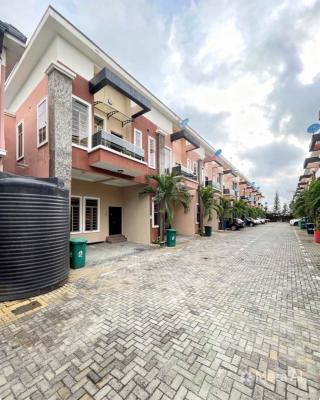 4 Bedroom Terrace, Chevron, Lekki, Lagos, Terraced Duplex for Rent