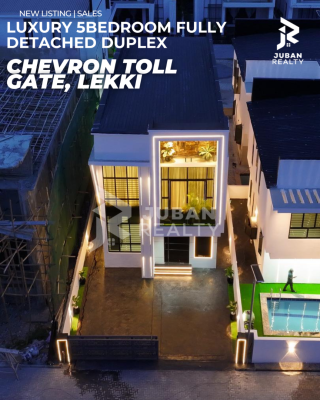 Luxury 5bedroom Fully Detached Duplex, Chevron Tollgate, Lekki, Lagos, House for Sale