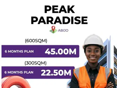 Residential Land — Peak Paradise Estate, Abule Parapo, Abijo, Lekki, Lagos