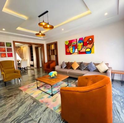 Luxury Service Furnished 2 Bedroom Flat, with Swim Pool,24/7light, (fully Tarred Rd) Jahi Gilmore, Jahi, Abuja, House for Rent