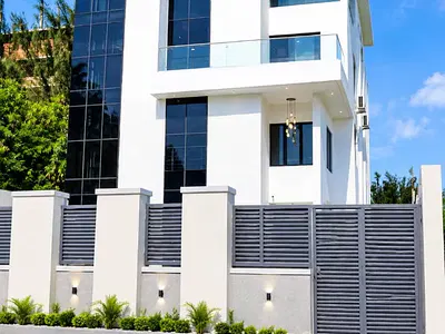 Brand New Water-View 5 Bedroom Luxury Fully Detached House with Pool — Ikoyi, Lagos