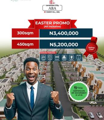 Own a Plot in Fast Devep. Aba  Landview City Phase 1 Ogbor Hill Aba, Ogbor Hill Market Aba, Aba, Abia, Residential Land for Sale
