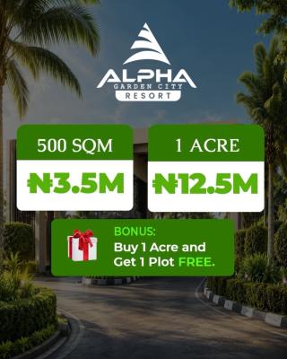Land Is Positioned Right in That Growth Direction, Alpha Garden City Resort, Ibadan, Oyo, Residential Land for Sale