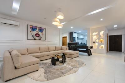 Newly Luxury 3 Bedroom Apartment with Ps5 & Snooker Netflix/prime, Lekki Phase 1, Lekki, Lagos, Flat / Apartment Short Let