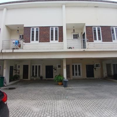 Self Serviced 4 Bedroom Terrace Duplex with Bq, Chevron Toll Gate,orchid Road, Lekki, Lagos, Terraced Duplex for Rent