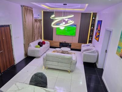 Luxury Furnished 4 Bedroom Terrace Duplex in a Secured Estat, Ikota Lekki Lagos, Lekki, Lagos, Terraced Duplex Short Let