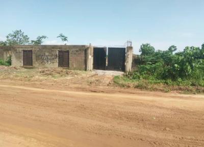 a Land Fence Gated with 2 Shops German Floors, on Abisodun Road, Mowe, Ofada, Mowe Ofada, Ogun, Mixed-use Land for Sale
