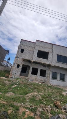 Standard Four(4) Bedroom Terrace Duplex (carcass), Crown Vista Estate, Behind Palm Height 🌴 Off Airport Road Abuja, Lugbe District, Abuja, Terraced Duplex for Sale
