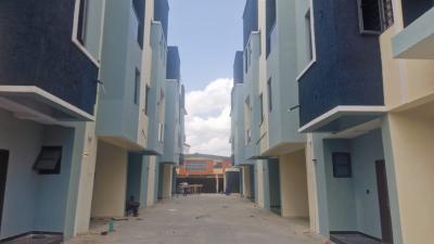 Newly Completed N Well Finished  4-bedroom Terraced House + 1-room Bq., Off Kudirat Abiola Way,, Ikeja, Lagos, Terraced Duplex for Sale