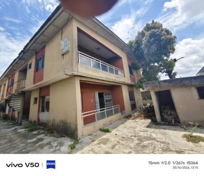 Solidly Built(refurbishable) Block of 4 Units of 3-bedroom Flats, Okota, Isolo, Lagos, Block of Flats for Sale