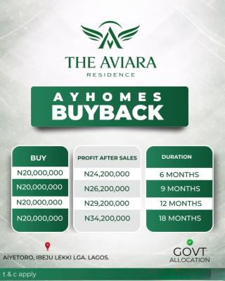 The Aviara Residence Buyback, Ayetoro, Ibeju Lekki, Lagos, Land for Sale